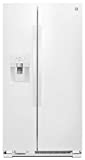 Kenmore 36' Side-by-Side Refrigerator with Ice System and 25 Cubic Ft. Total Capacity, White