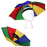 13' Rainbow Umbrella Hat for Adults and Kids