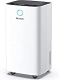 SEAVON 30 Pint 2,000 Sq. Ft Dehumidifiers for Home and Basements, Whole House Dehumidifier with Auto Shut-off, with Drain Hose for Auto Drainage and Water Tank for Manual Drainage, Intelligent Humidity Control, Ideal for Large Room