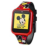 Accutime Boys' Touchscreen Smart Watch with Plastic Strap, Black, 20 (Model: MK4089AZ)