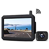 5 Inch Wireless Backup Camera Kit with Digital Signal, Waterproof Rear View Camera with 5″ TFT-LCD Monitor, Ideal for Sedans, Pickup Truck, SUV, Minivans (BOSCAM K7)