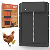 Uoxlife 2022NEW Automatic Chicken Coop Door Full Aluminum Door Light Sensing Chicken Coop Door Timer Control Coop Door Multi-Modes Automatic Chicken Door