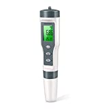 pH Meter, 3-in-1 TDS Temp pH Tester 0.01 High Precision Water Quality Tester, pH Measurement Range with 0-14, Digital pH Meter for Household Drinking, Pool and Aquarium