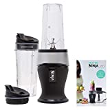 Ninja Personal Blender for Shakes, Smoothies, Food Prep, and Frozen Blending with 700-Watt Base and (2) 16-Ounce Cups with Spout Lids (QB3001SS)