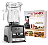 Vitamix A3500 Ascent Series Smart Blender, Professional-Grade, 64 oz. Low-Profile Container Bundle with The Vitamix Cookbook - 250 Delicious Whole Food Recipes (Brushed Stainless)